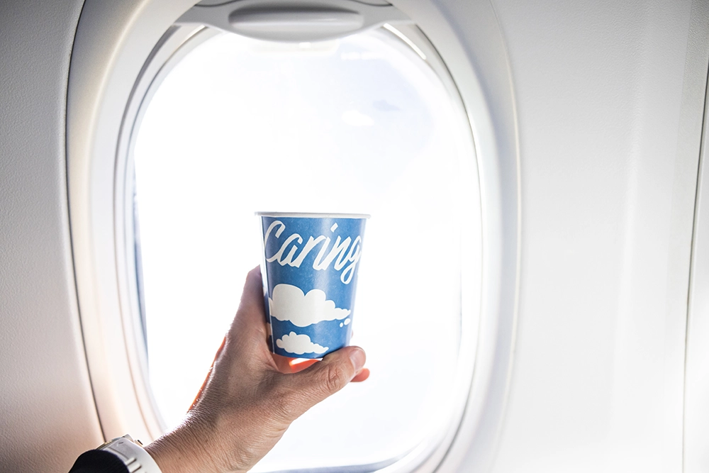 Alaska to mostly use paper cups on flights after binning plastic