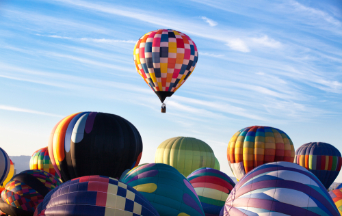 Hot Air Balloon Race for the UK’s oldest sporting trophy