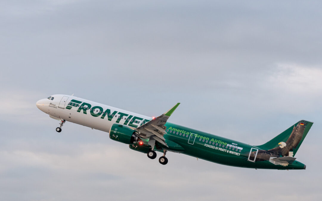 Eagle-eyed Frontier names jet after Pratt & Whitney pioneer