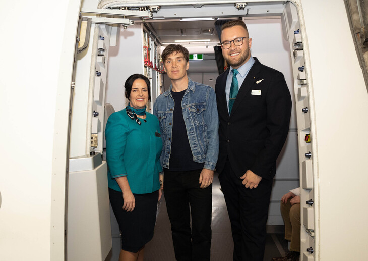 Aer Lingus flies Oscar winner Cillian Murphy to Hollywood