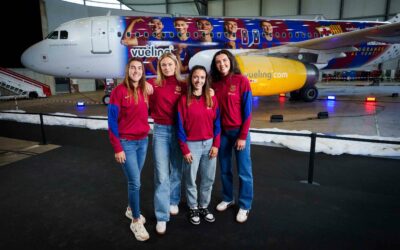 New Vueling plane celebrating Barça Women unveiled