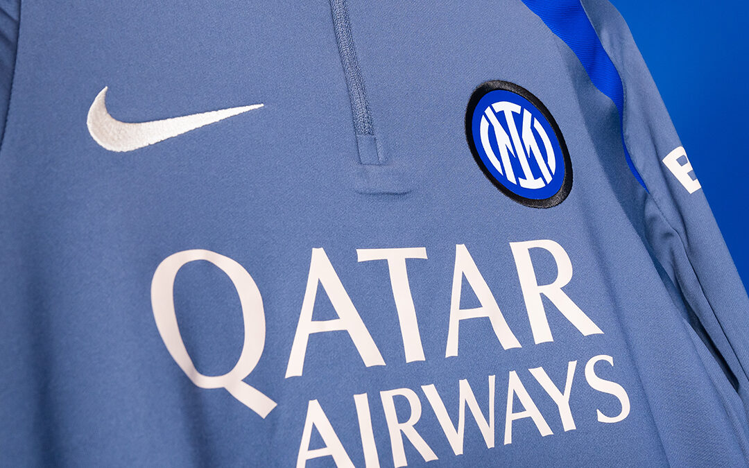 Qatar Airways becomes Inter Milan’s “Official Training Kit Sponsor”, remains teams Official Airline