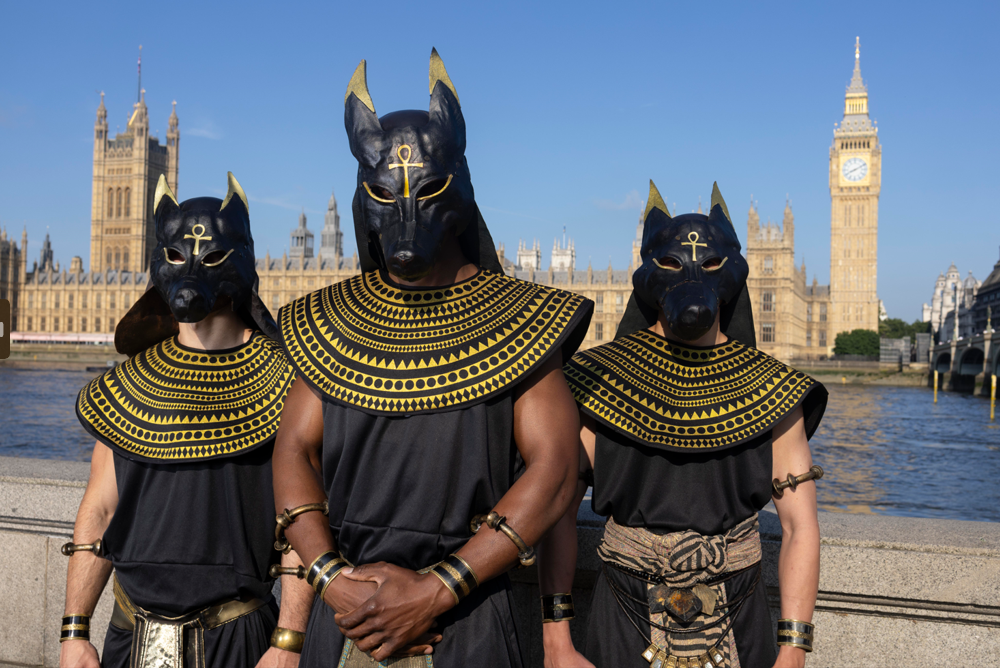 Egyptian ‘gods’ descend on London as easyJet takes off to Egypt