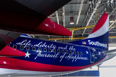 Southwest Airlines announces partnership with America250, unveils Independence One
