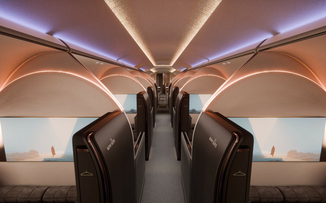 Lufthansa Technik and Designworks unveil Narrowbody VIP Cabin Concept “The BOW”